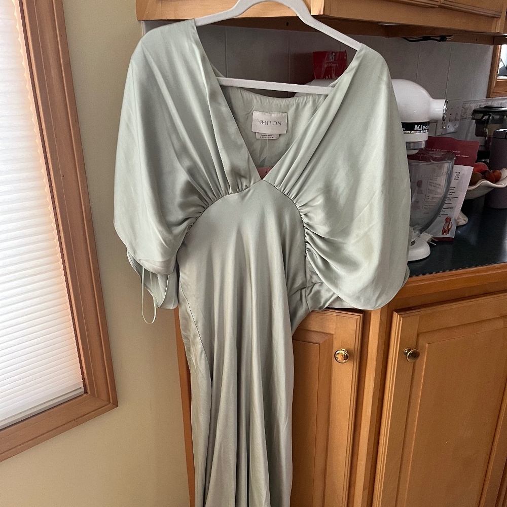 NWT Silky Green BHLDN Gown, XL